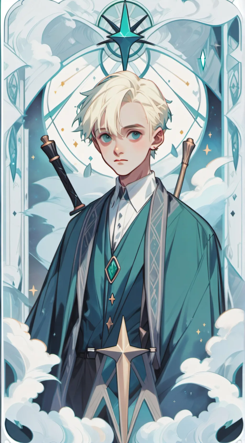 ai character: Draco  background