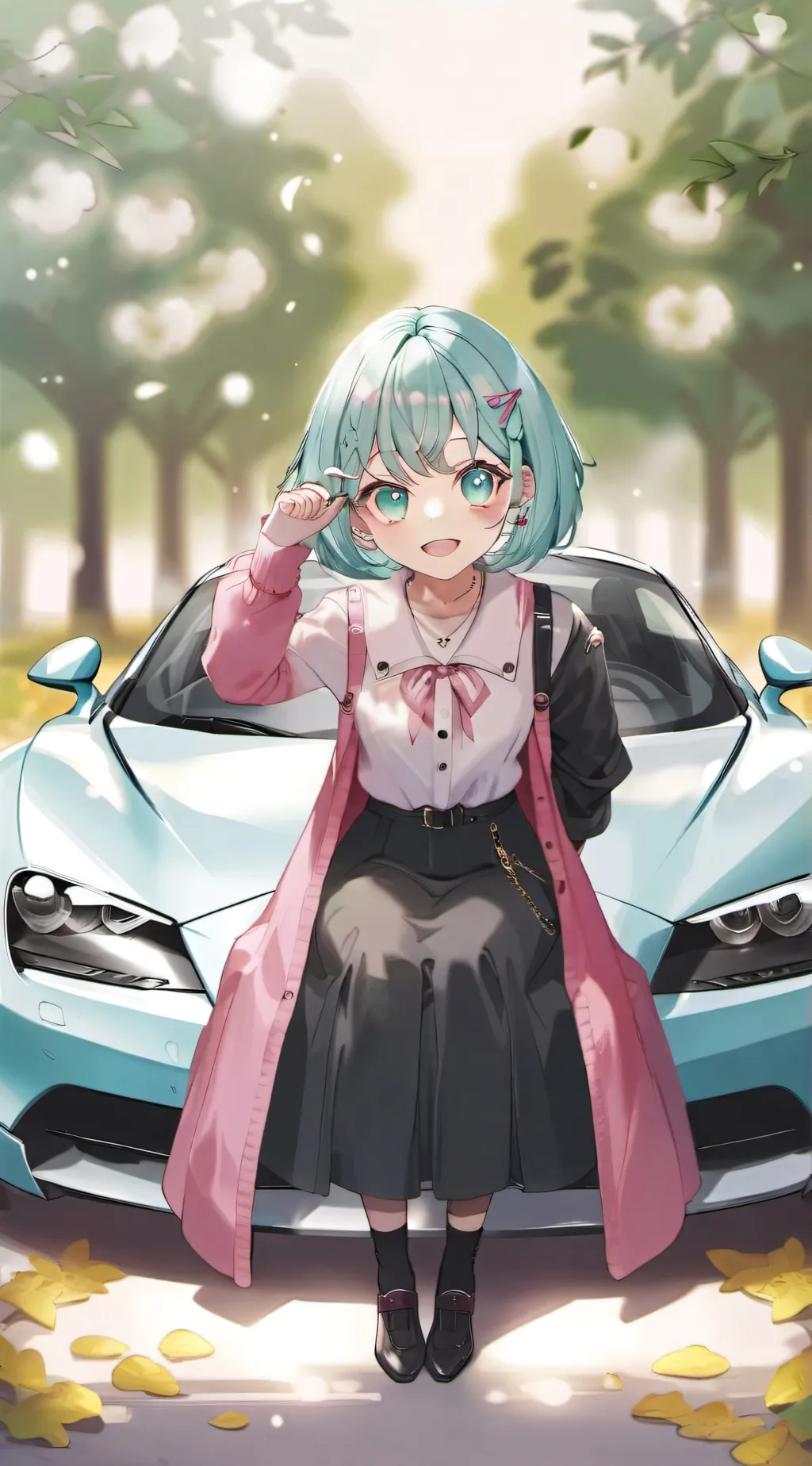 ai character: Luna background