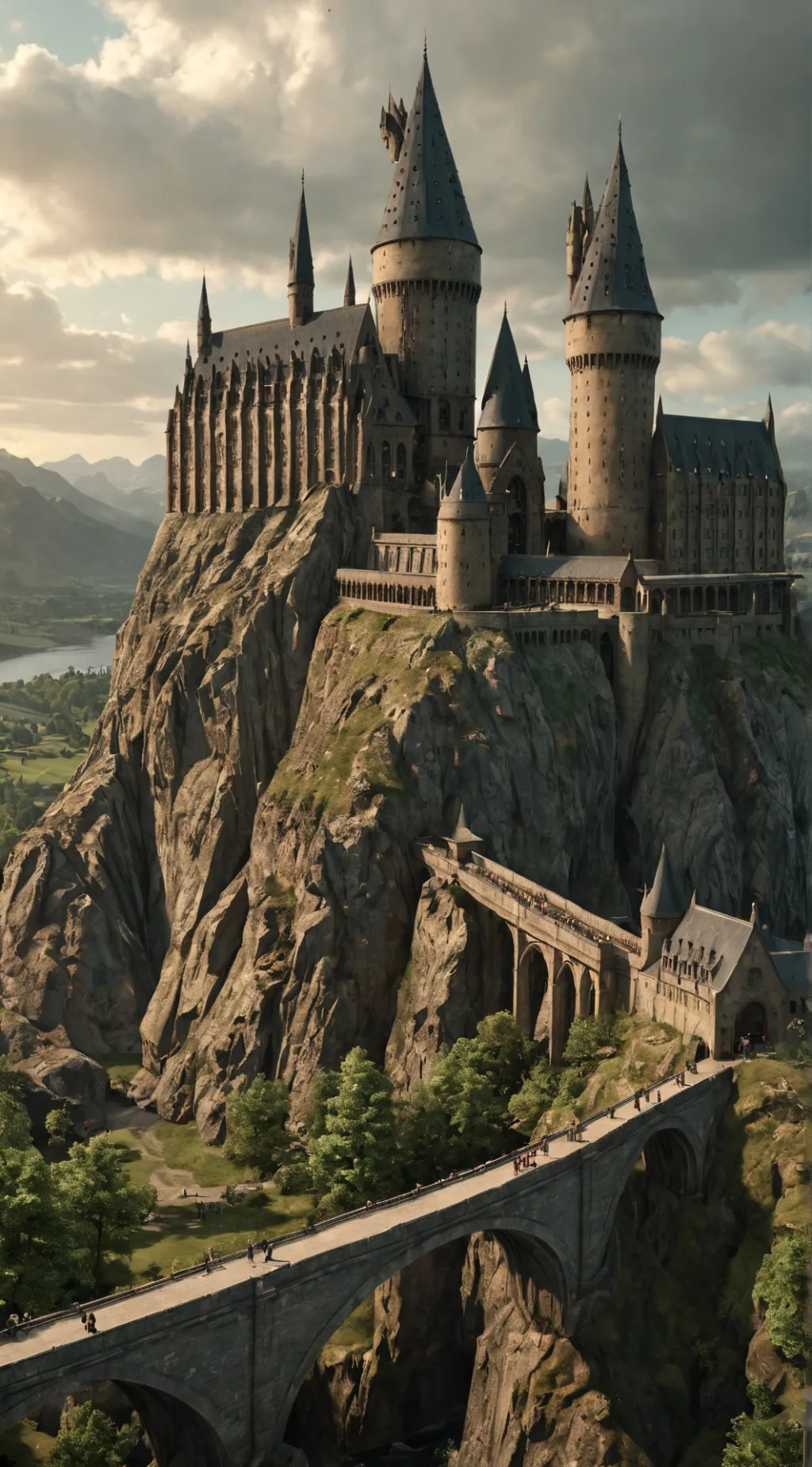 ai character: Hogwarts background