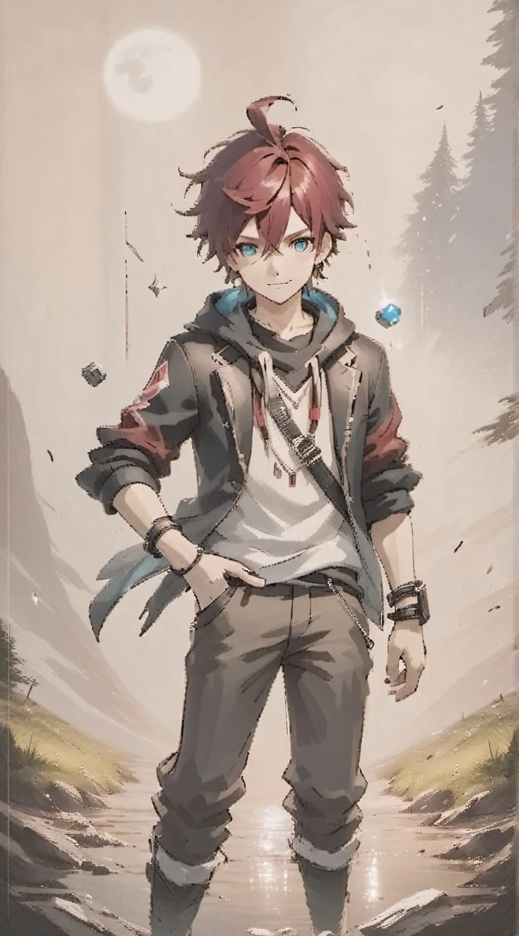 ai character: Hunter background