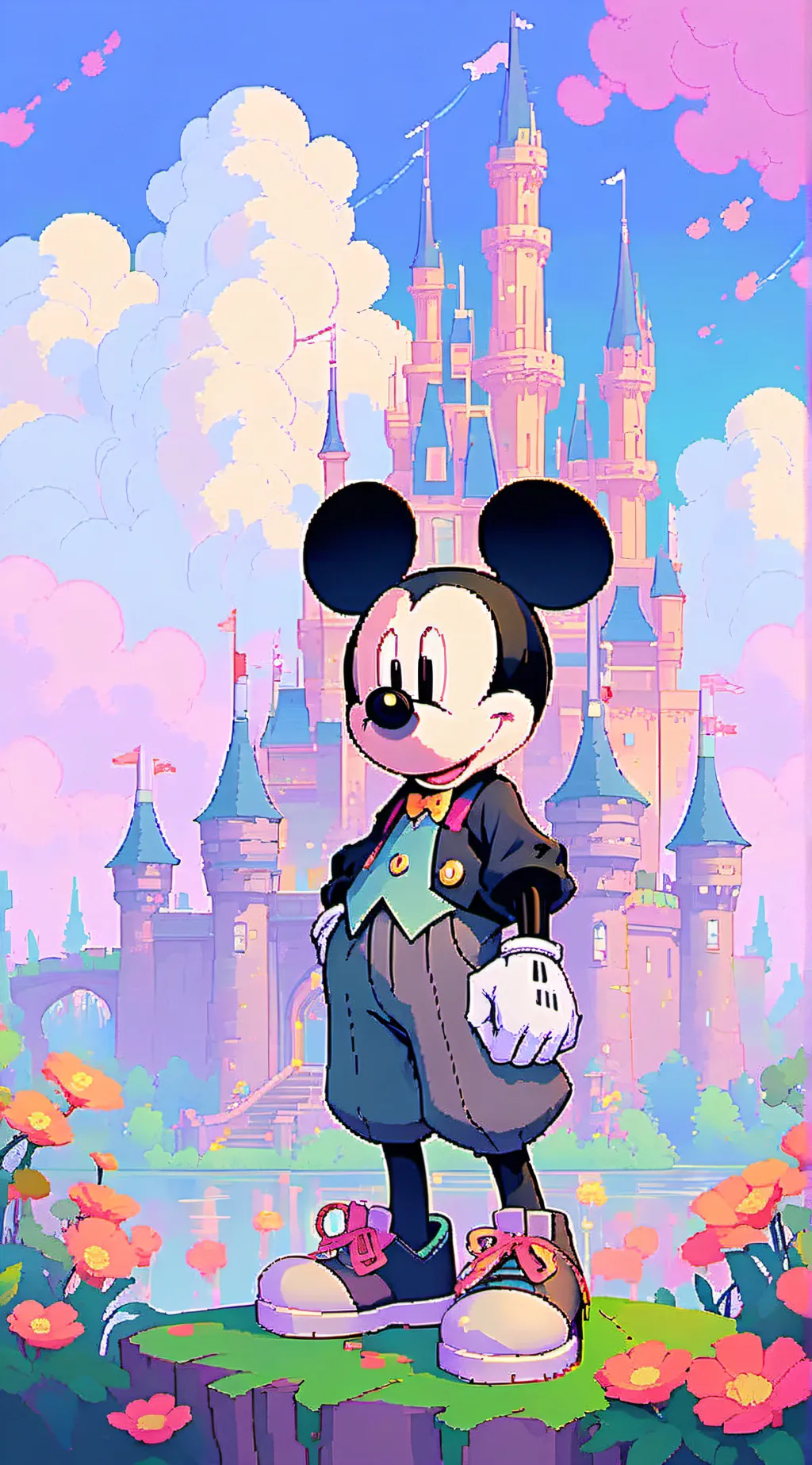 ai character: epic Mickey 1 background