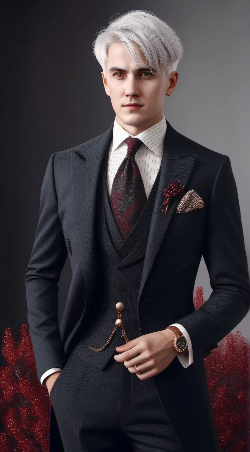 ai character: Hogwarts Draco background