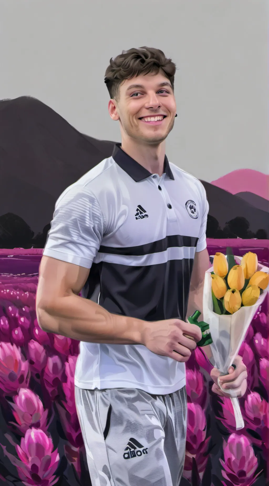 ai character: Unicornio  background