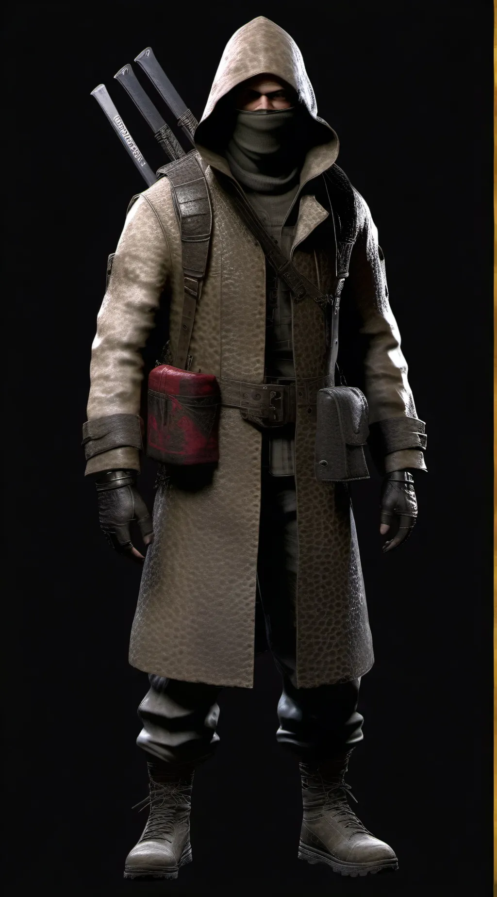 ai character: the merchant re4 background