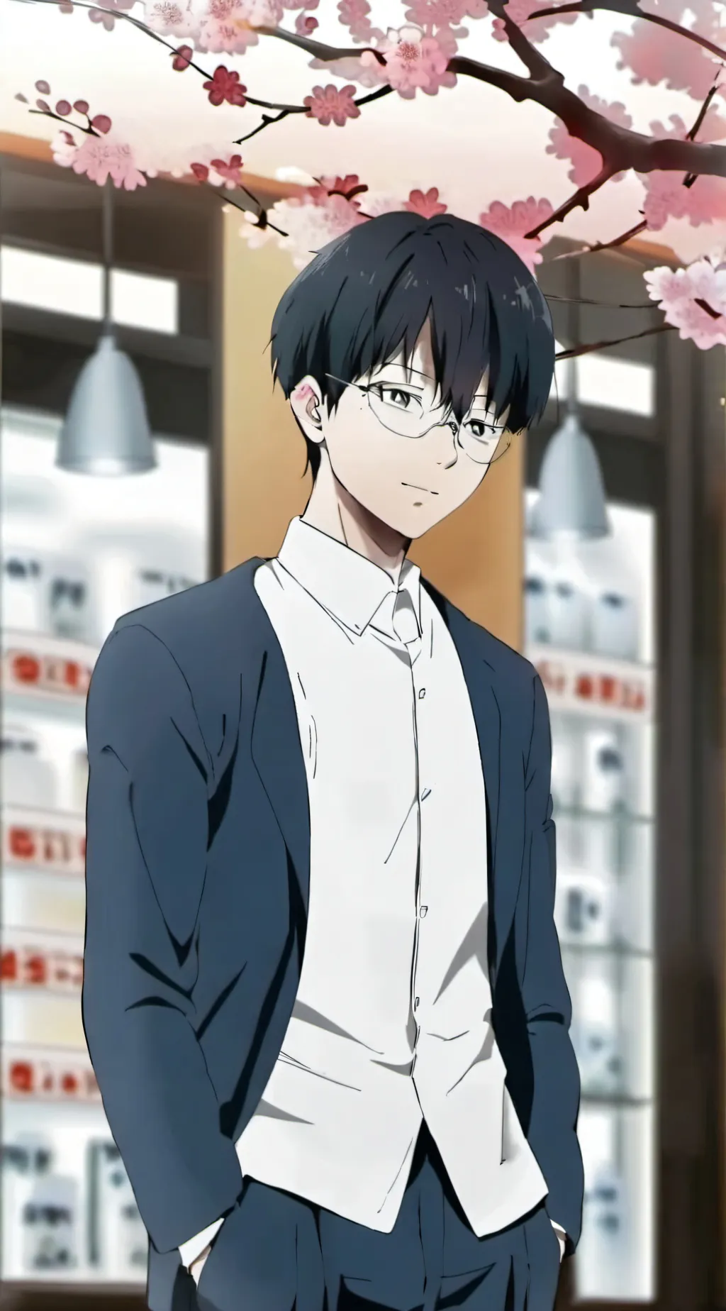 ai character: tokyo ghool  background