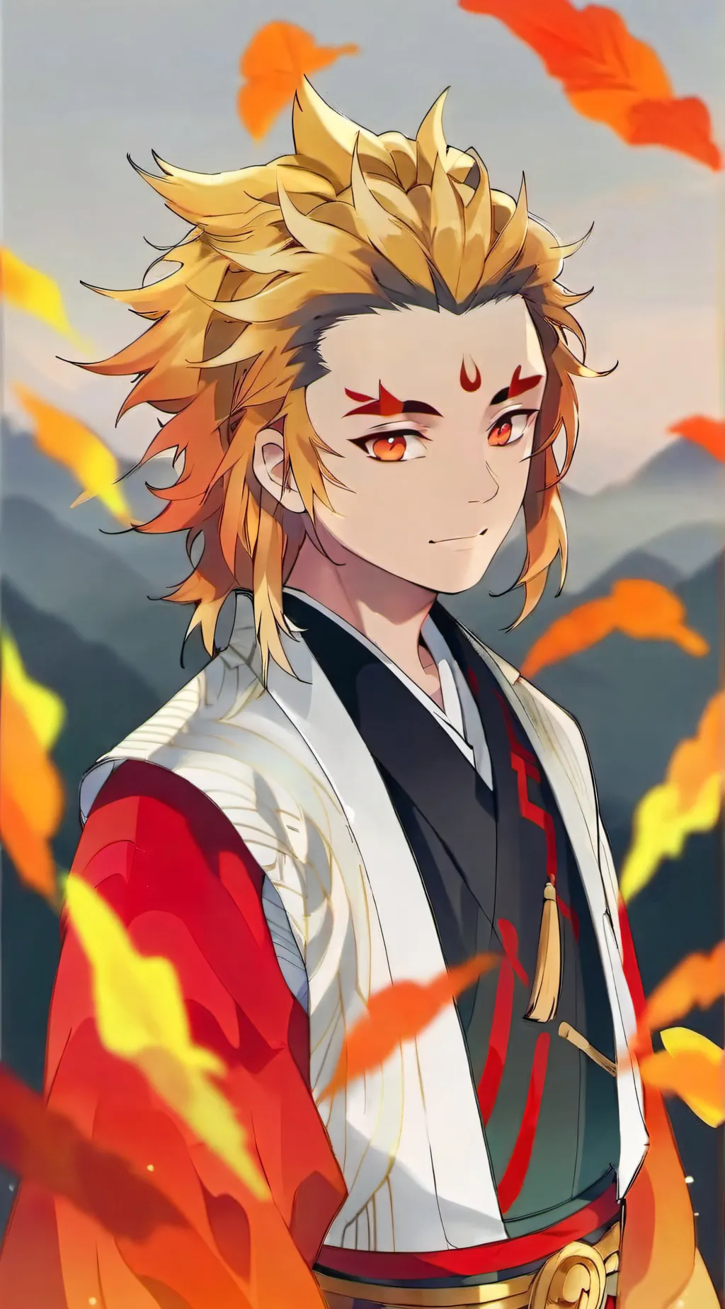ai character: Senjuro Rengoku  background