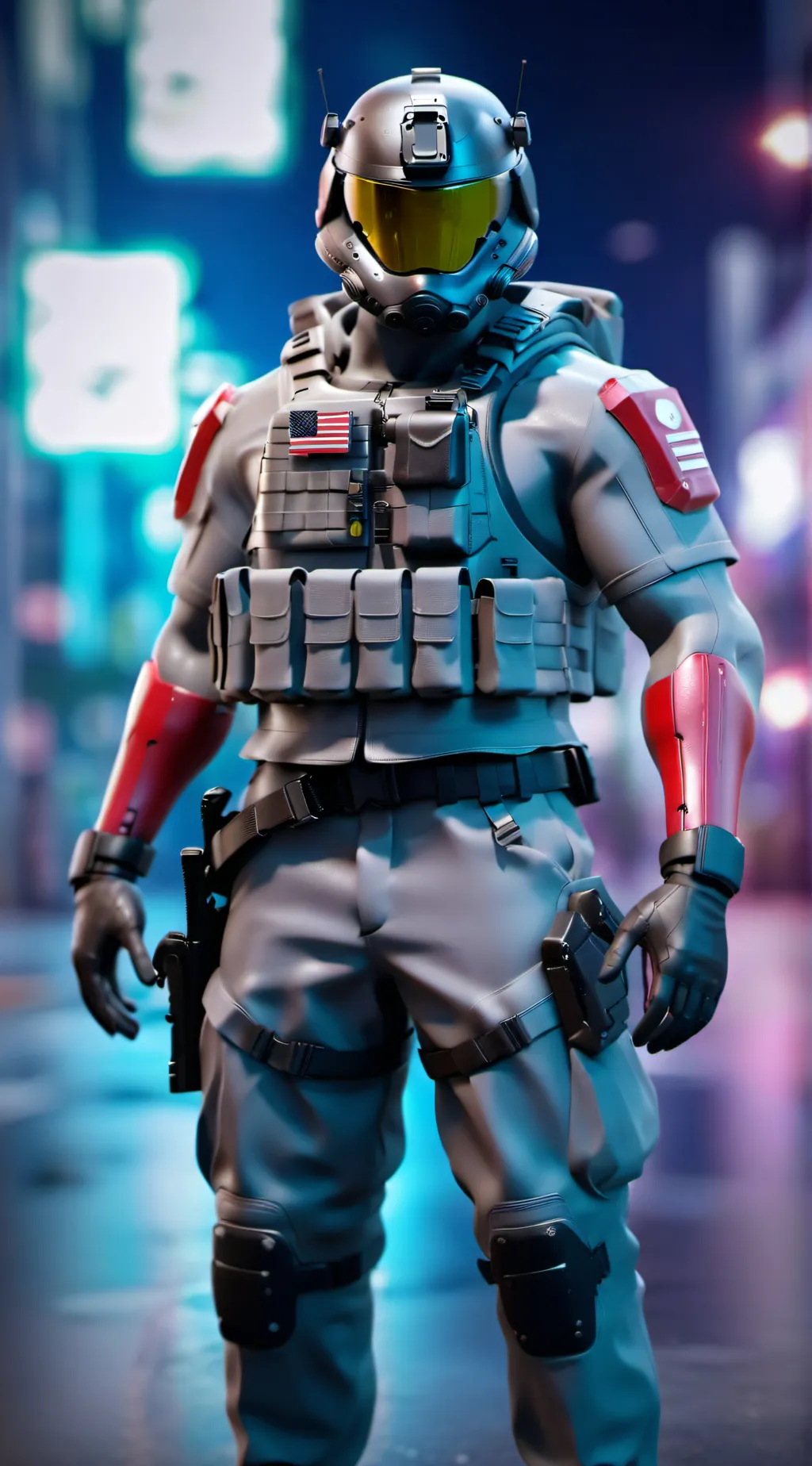ai character: swat partner background