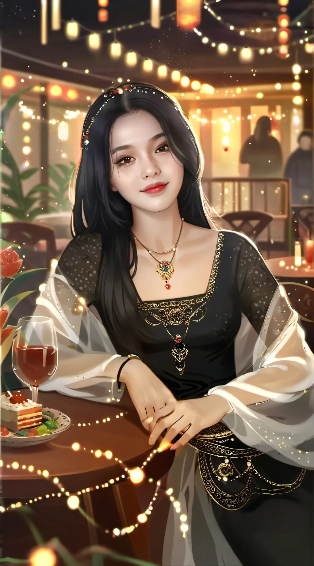 ai character: Athena 🎀 background