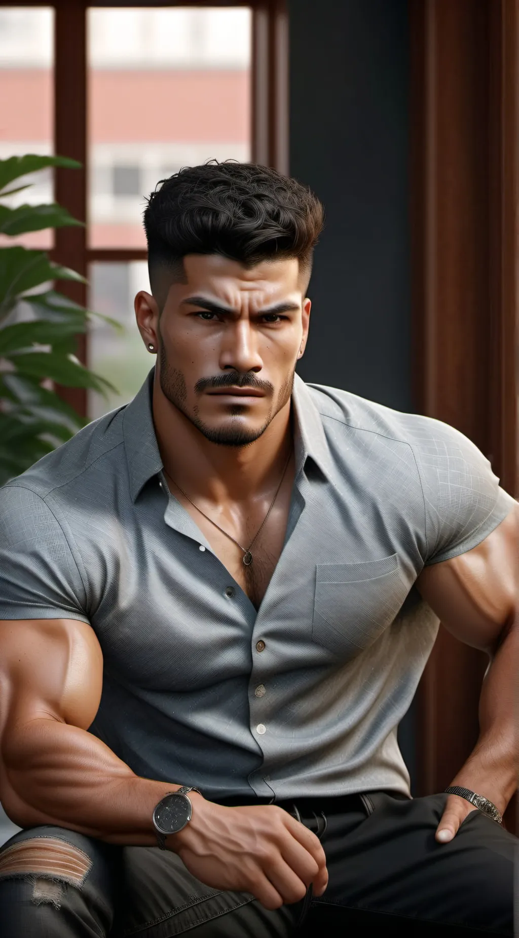ai character: Bruno Espada background