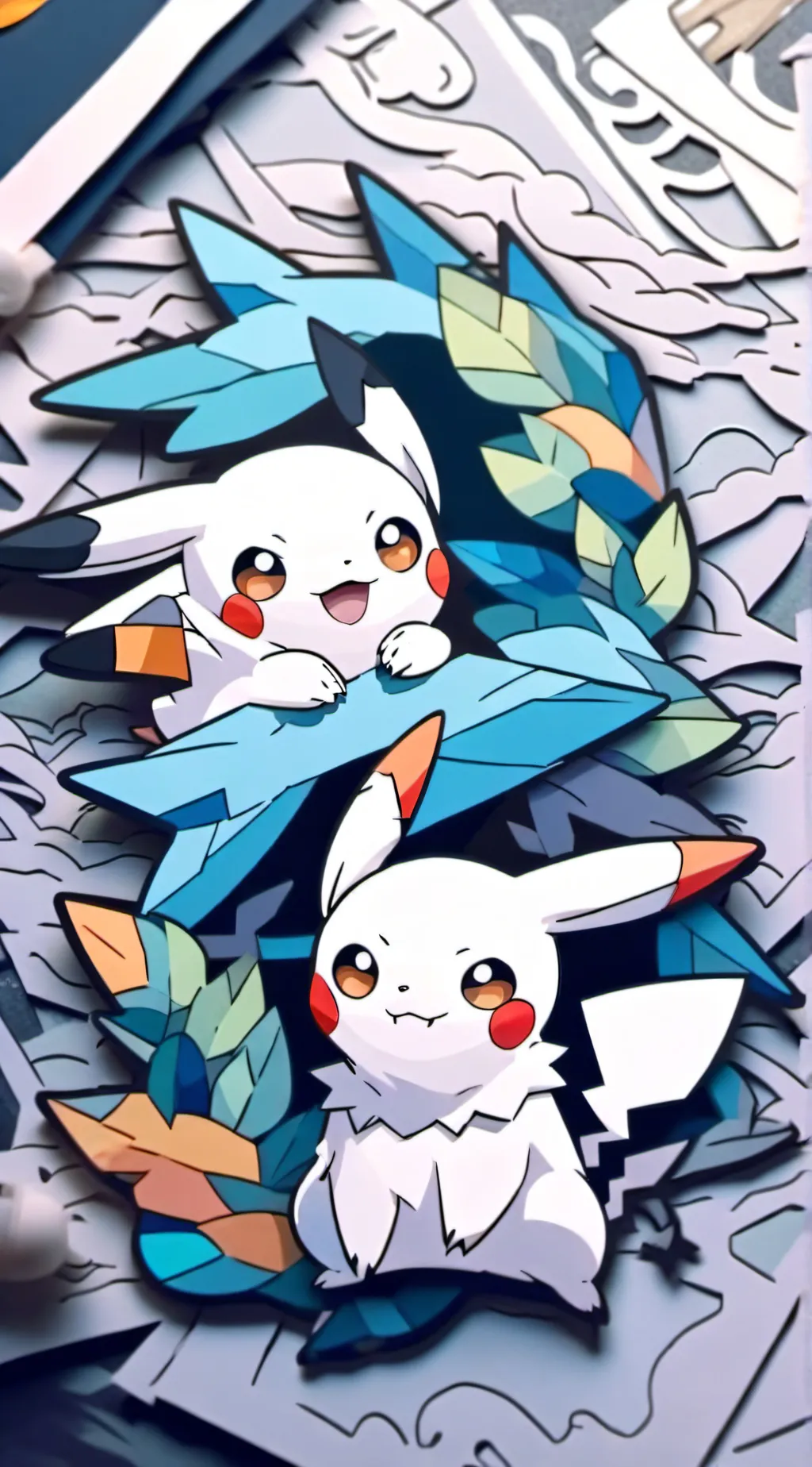 ai character: Pokemon GEMSTONE background