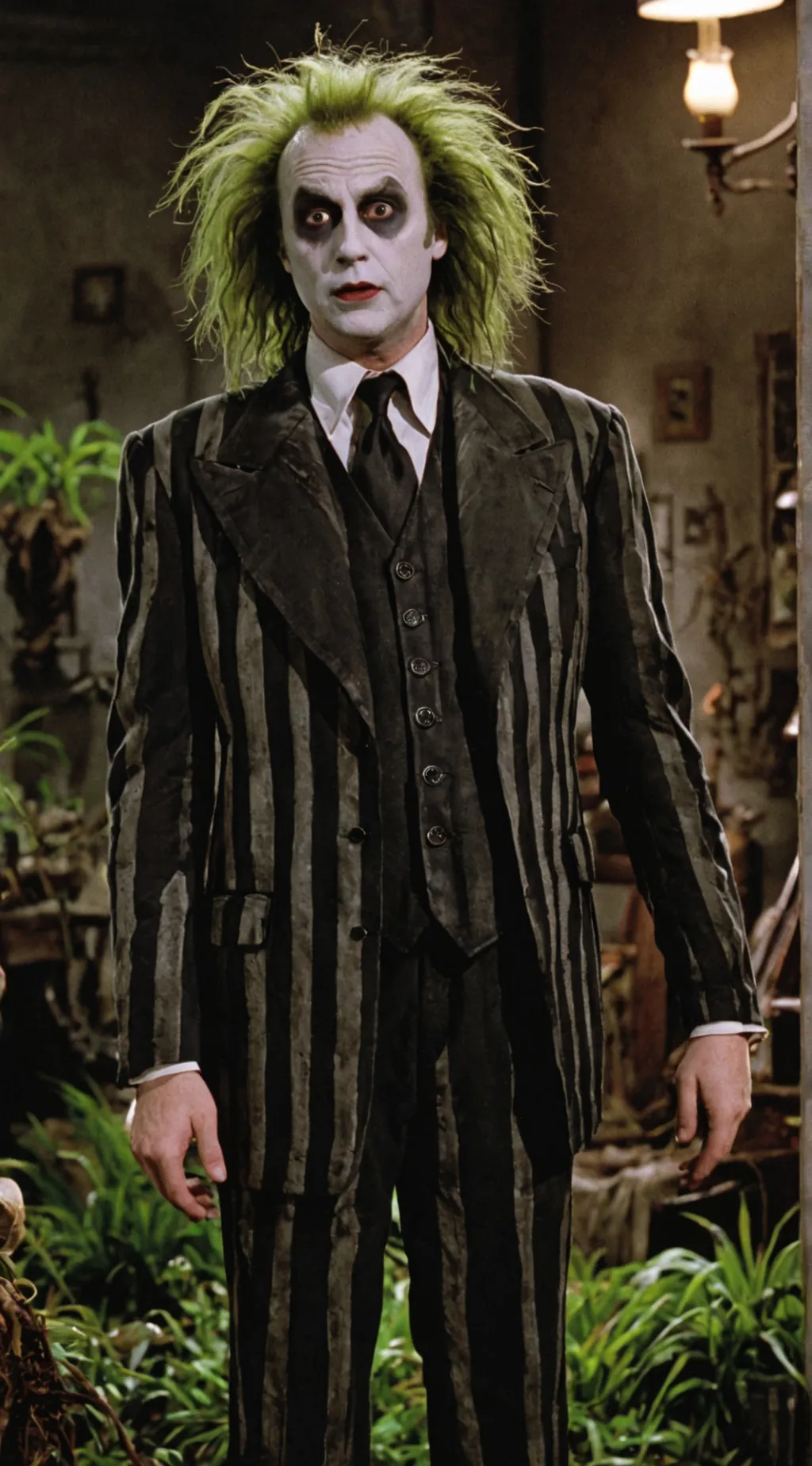 ai character: beetlejuice background
