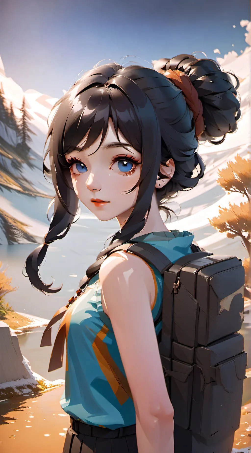 ai character: Lankybox background