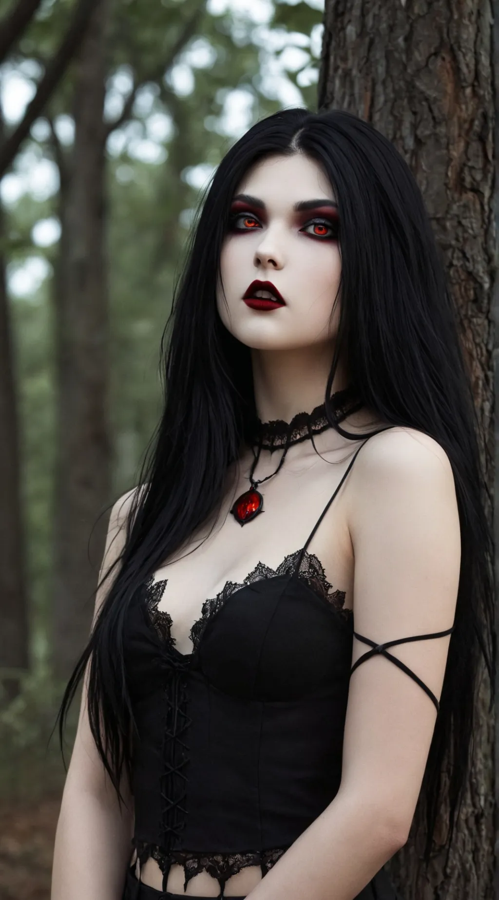 ai character: Vampi/me~🧛‍♀️ background