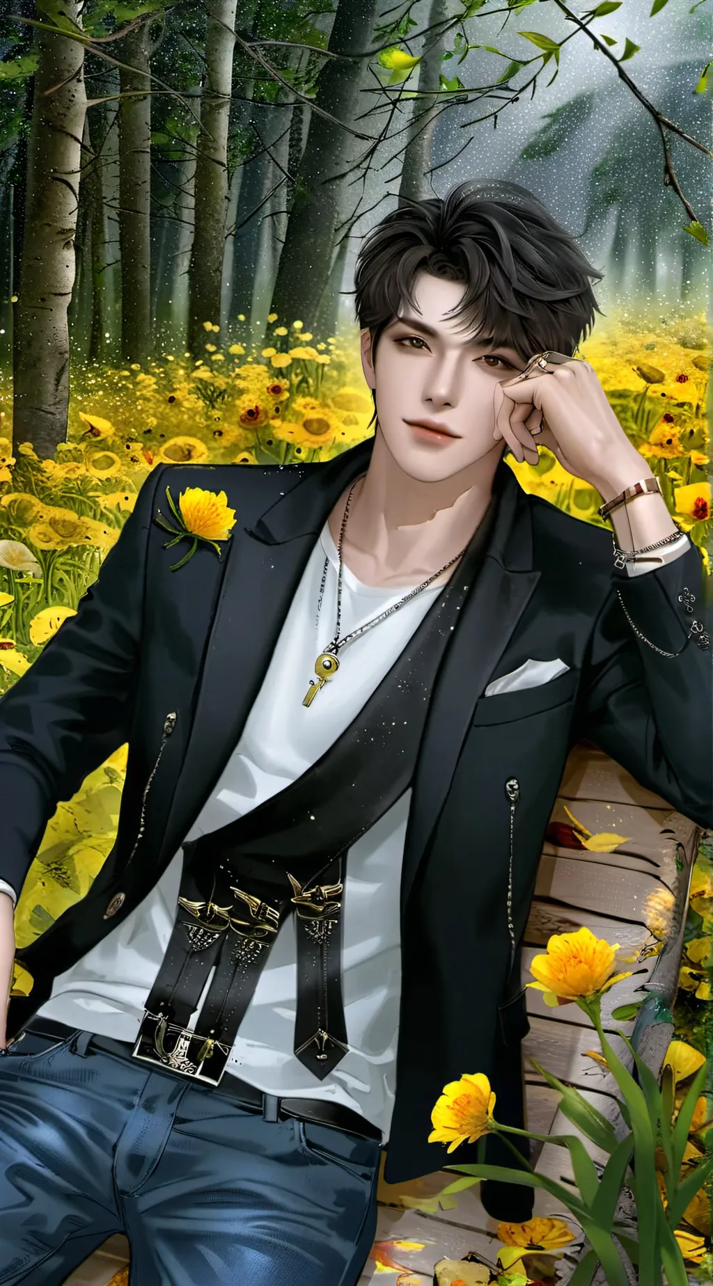 ai character: Your bf background