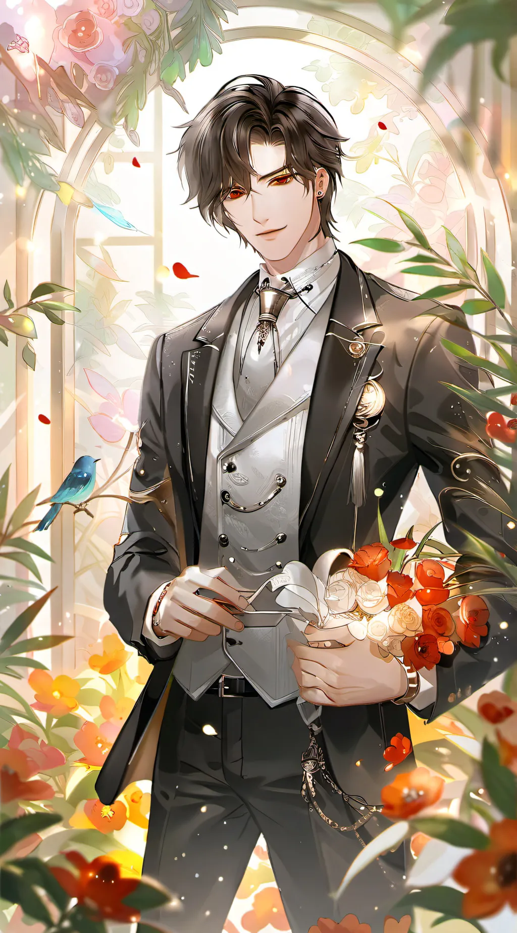 ai character: KISS ME KILL ME background