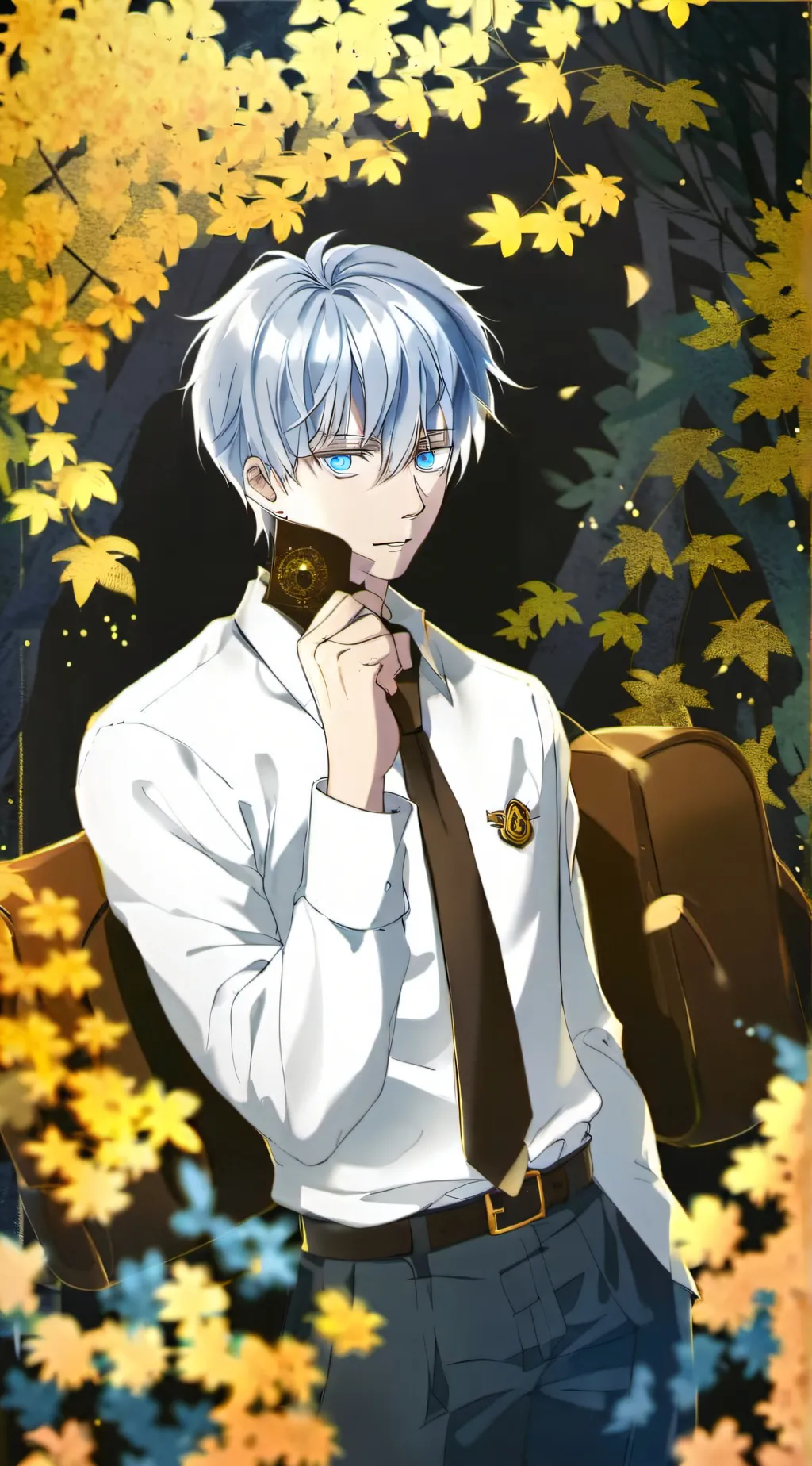 ai character: ANNOUNCEMENT! background