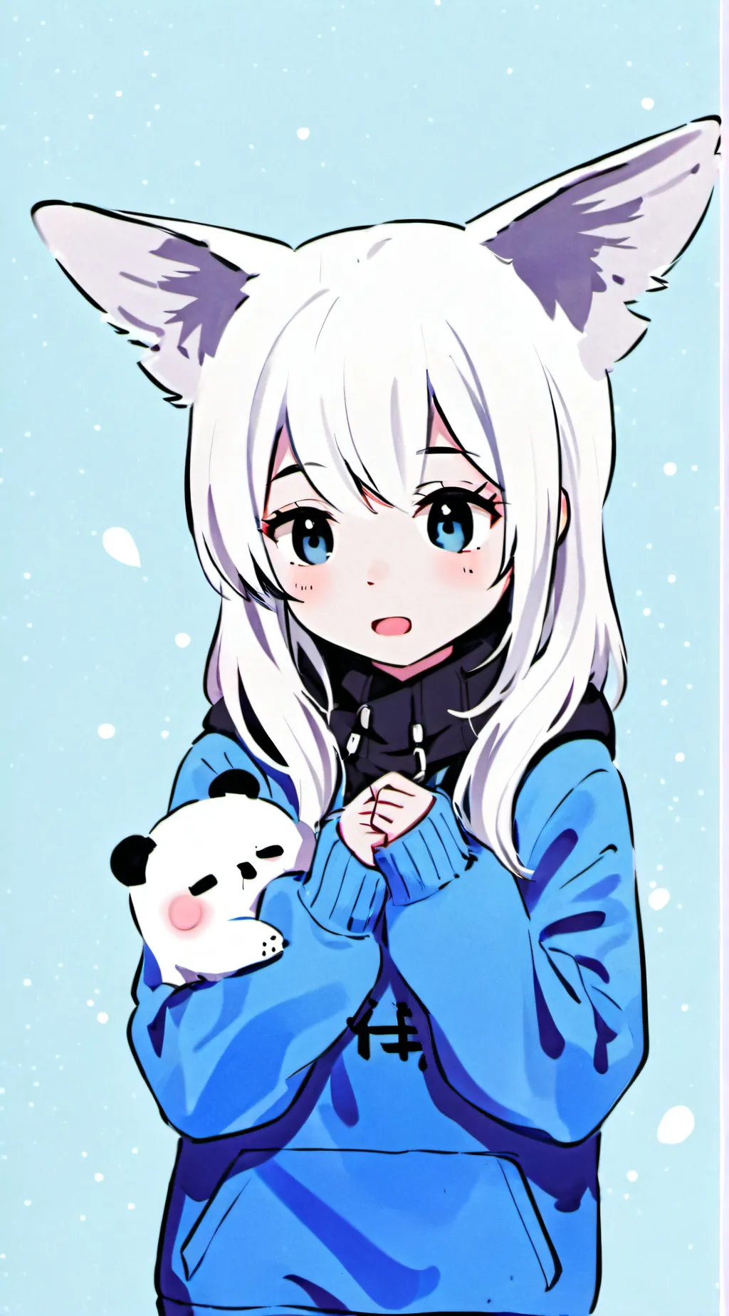 ai character: Luna background