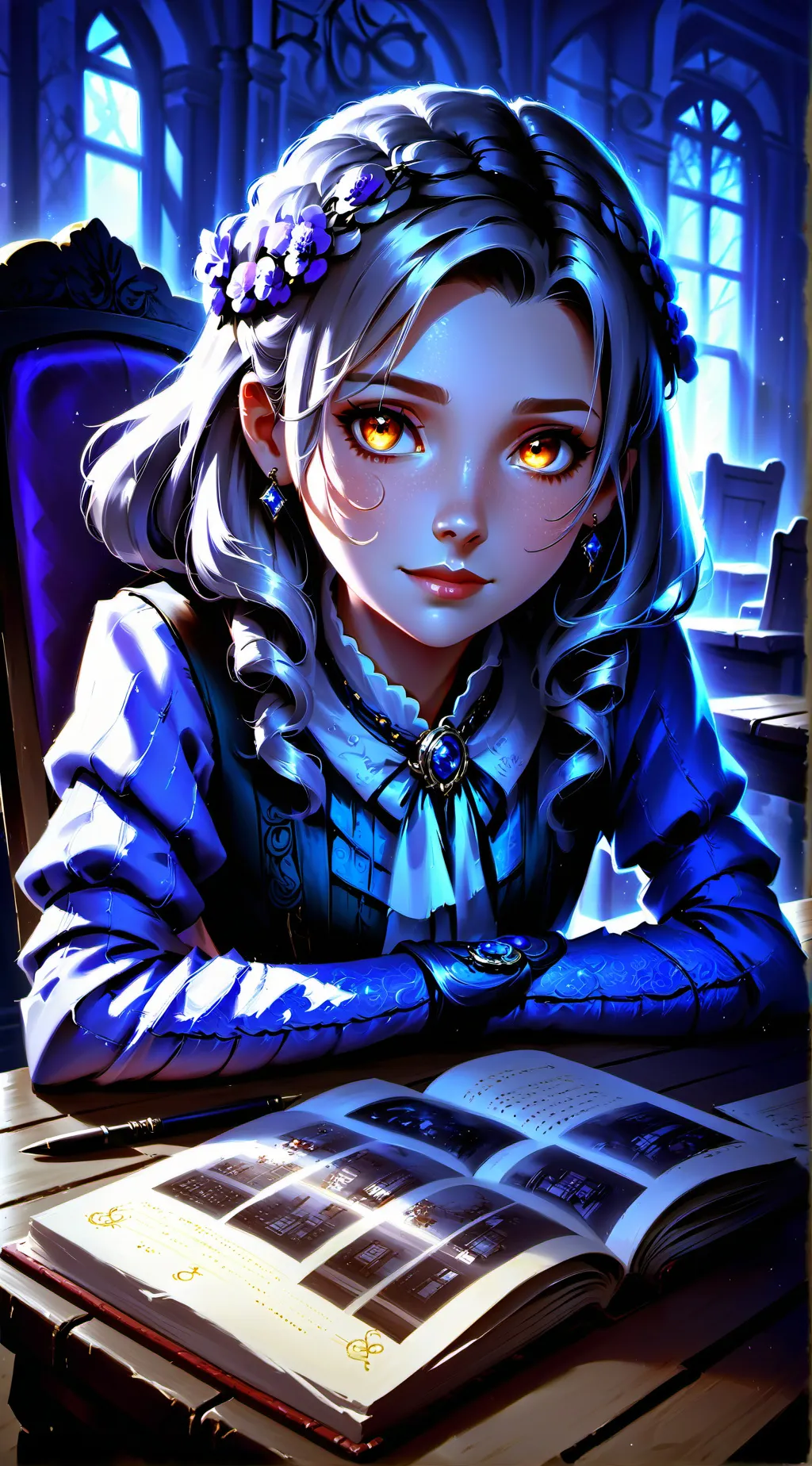 ai character: Margaret background
