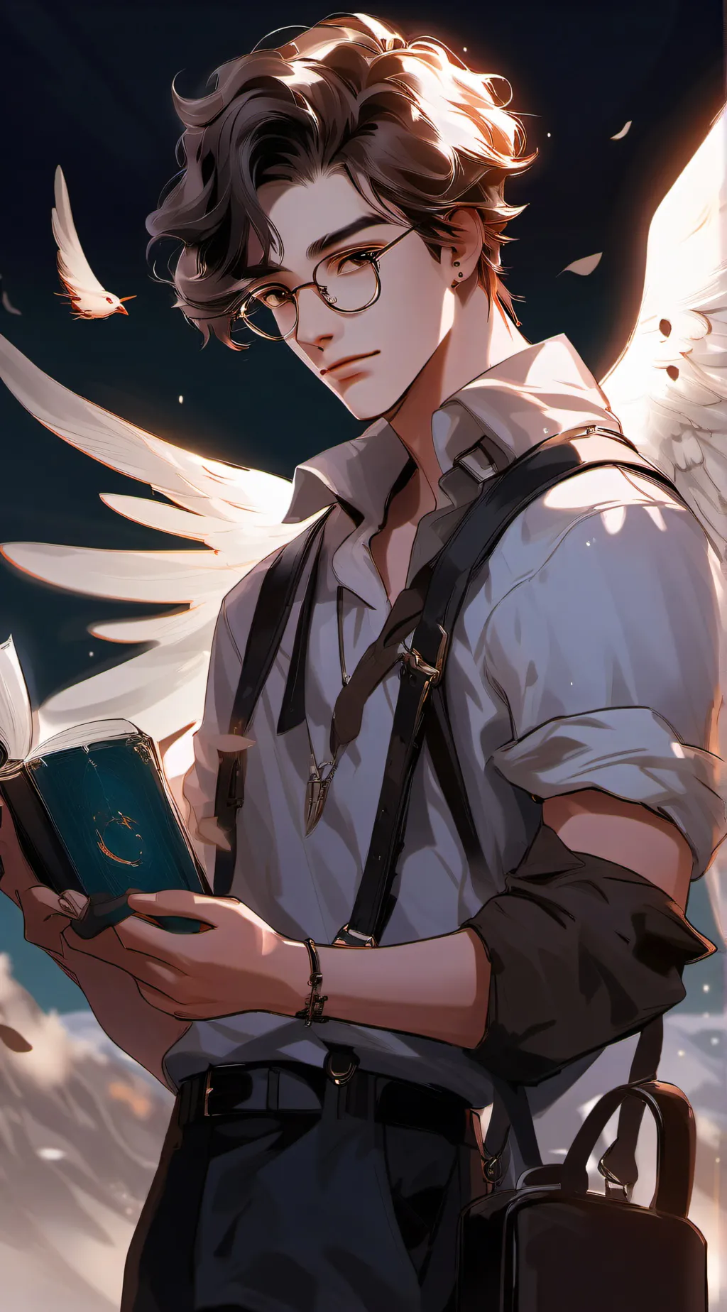 ai character: Thomas ￼ background
