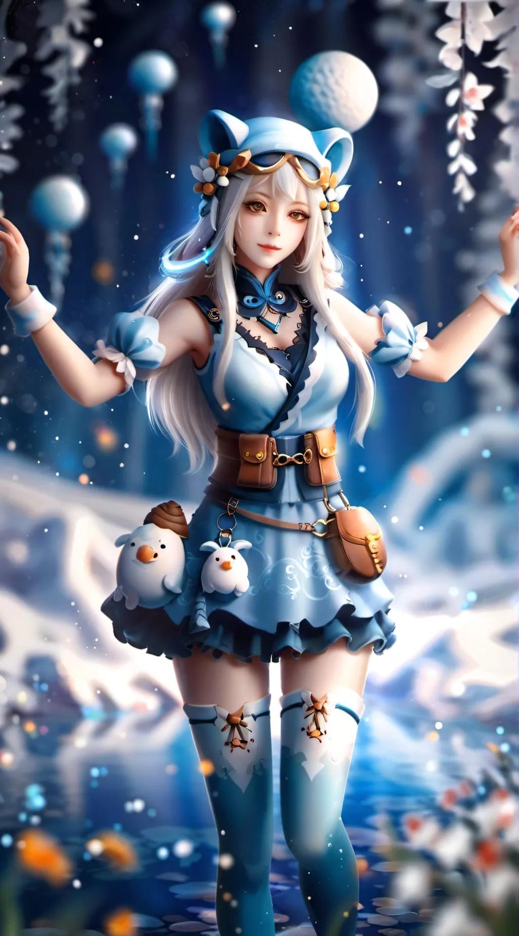 ai character: Эладонна  background