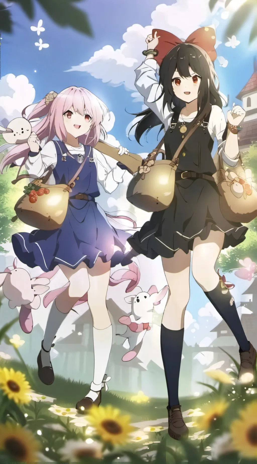 ai character: only girls world background