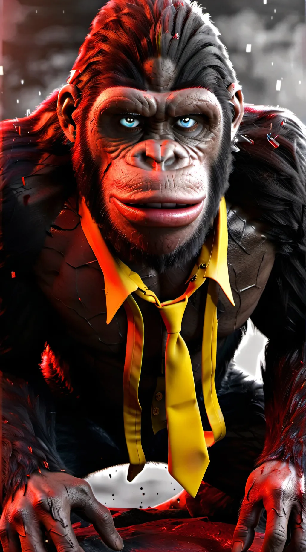 ai character: crunky background
