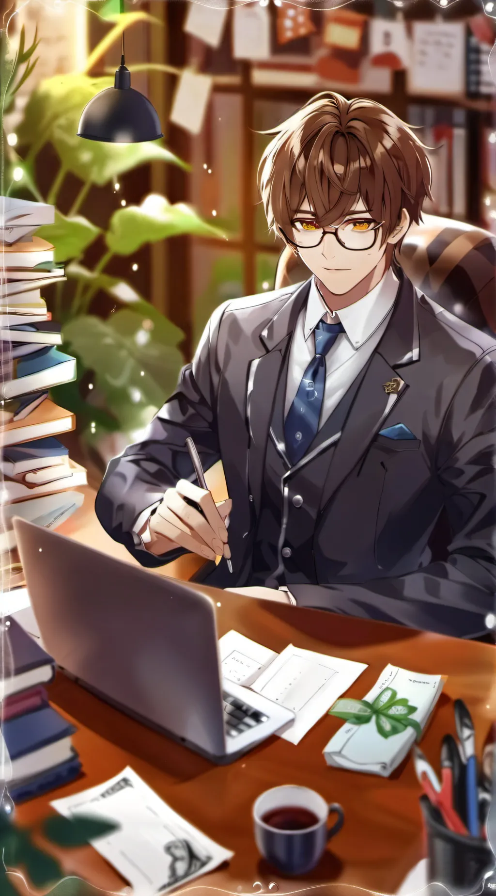ai character: mike background