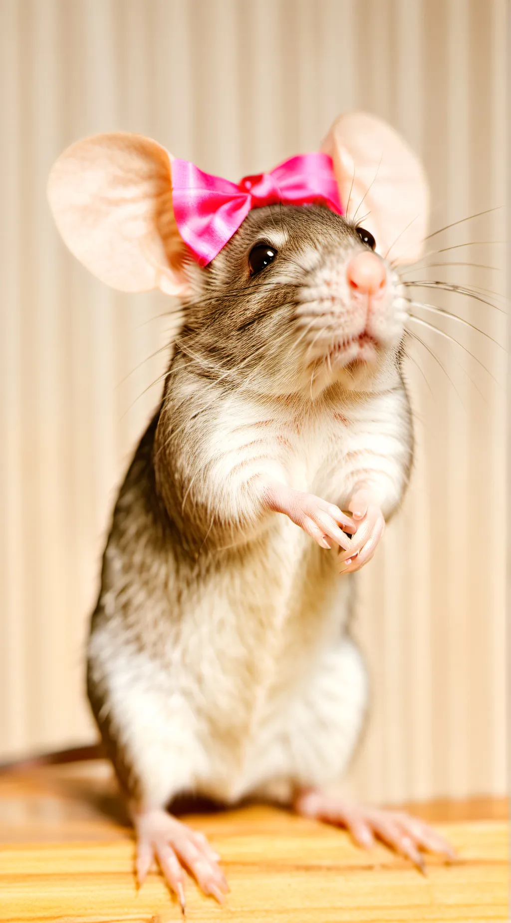 ai character: BADDIE RAT background