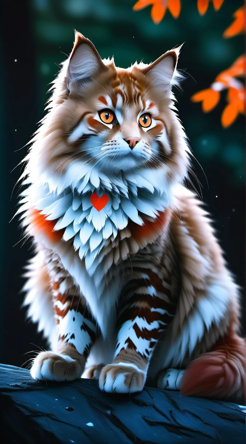 ai character: Bright stripe background