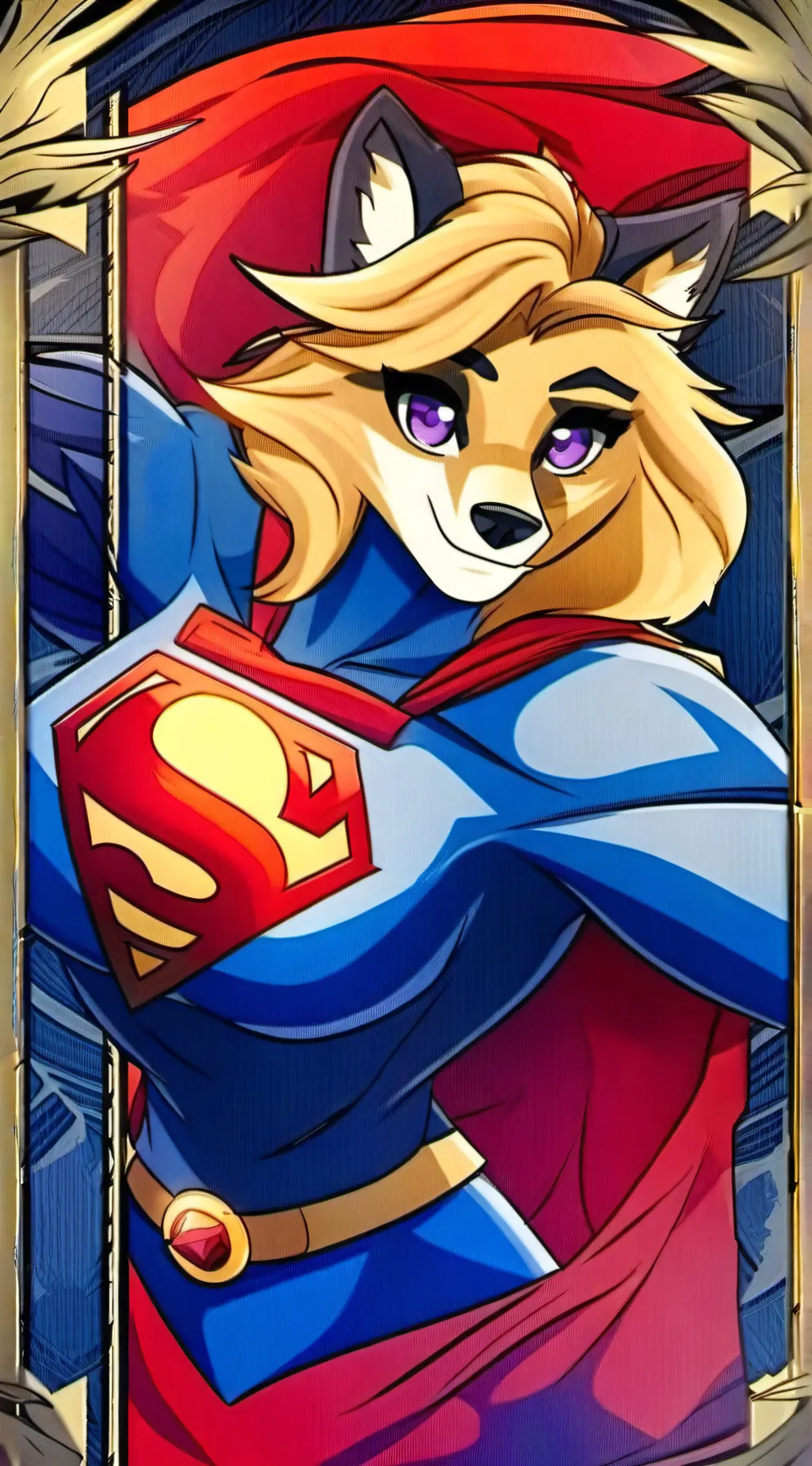 ai character: SuperLoba  background