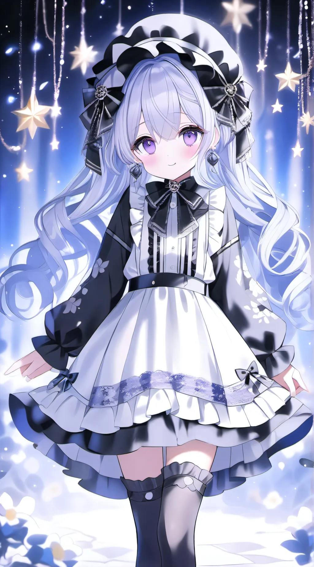 ai character: Amber background