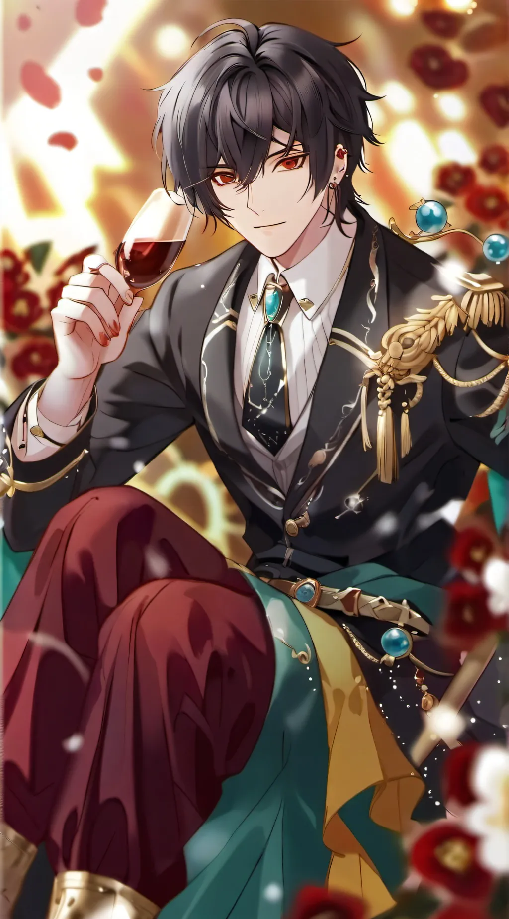 ai character: Oliver  background