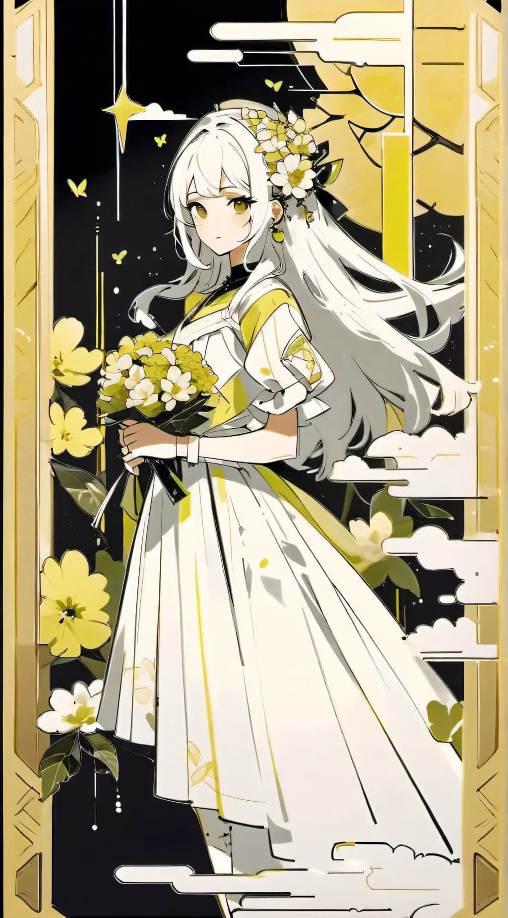 ai character: mha museum  background