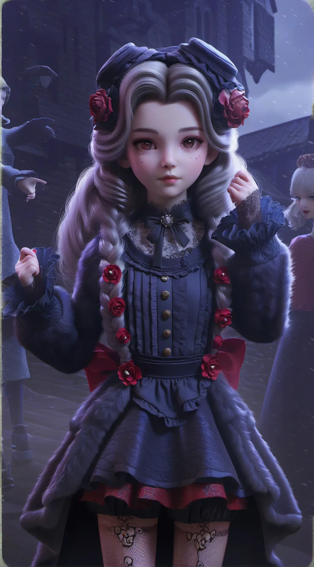 ai character: insane furry background