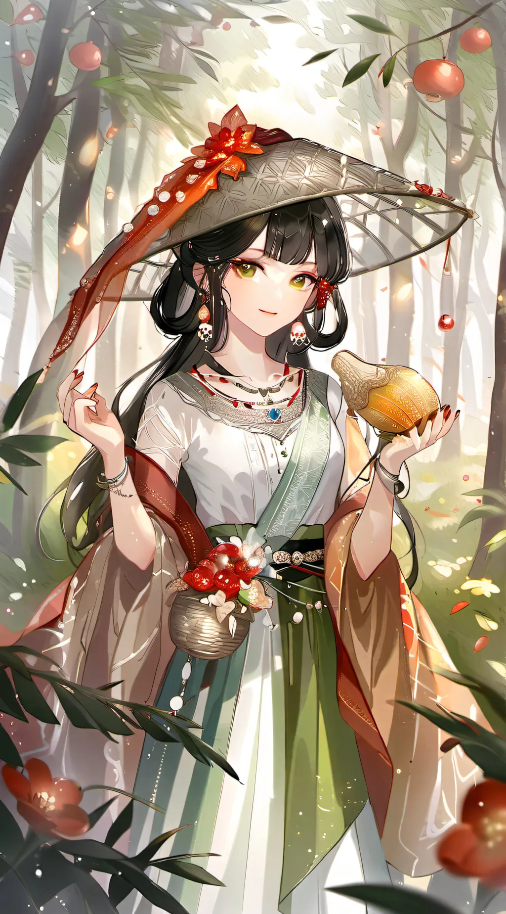 ai character: Mikha lim background