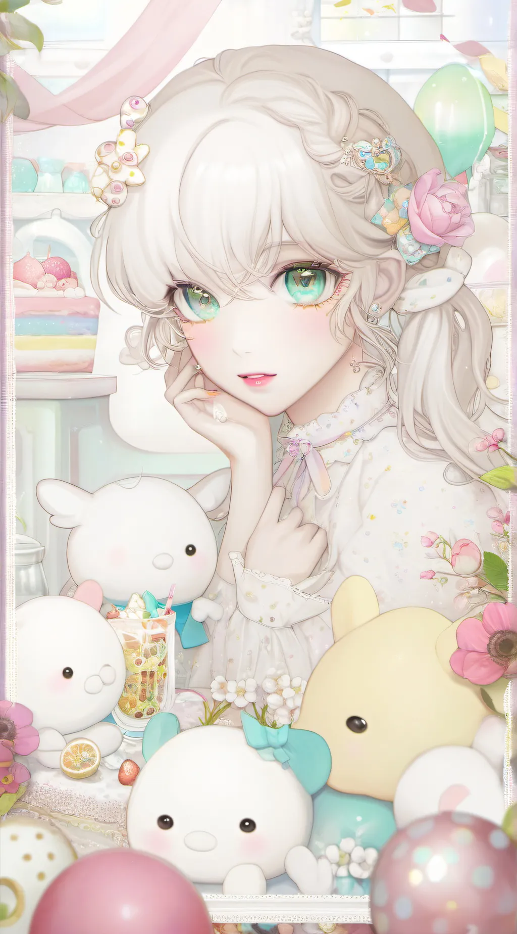 ai character: Leah  ♡♡ background