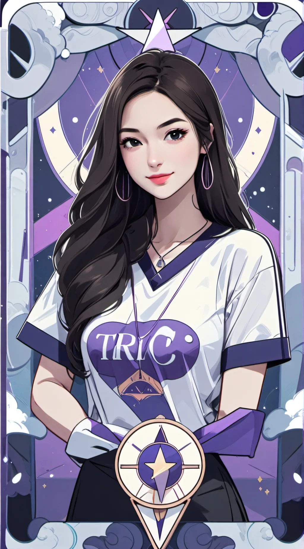 ai character: Iris Nur background