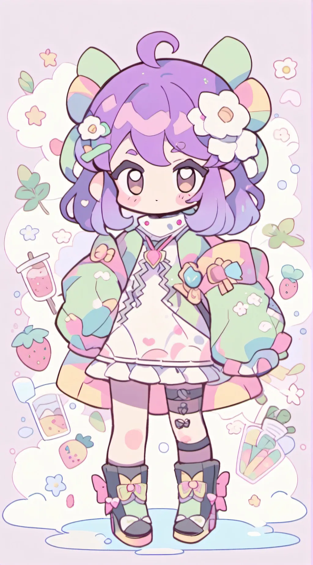 ai character: mha background