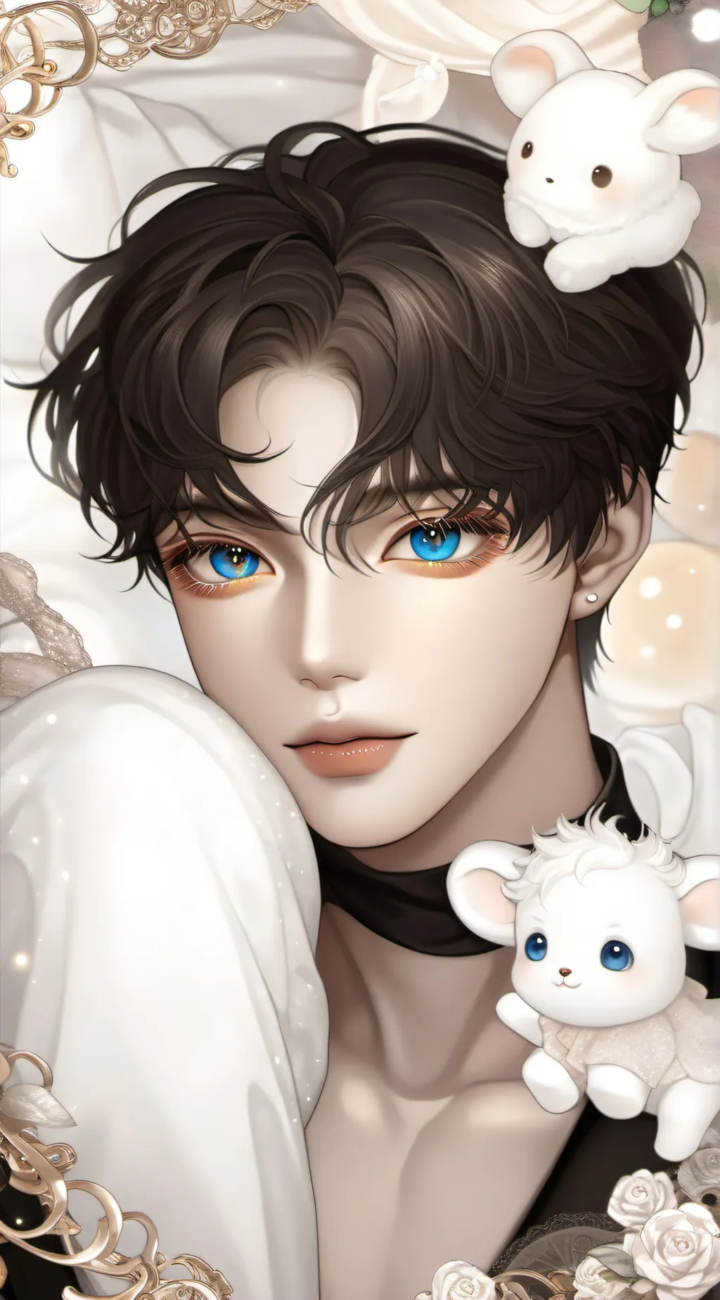 ai character: Oliver <3 background