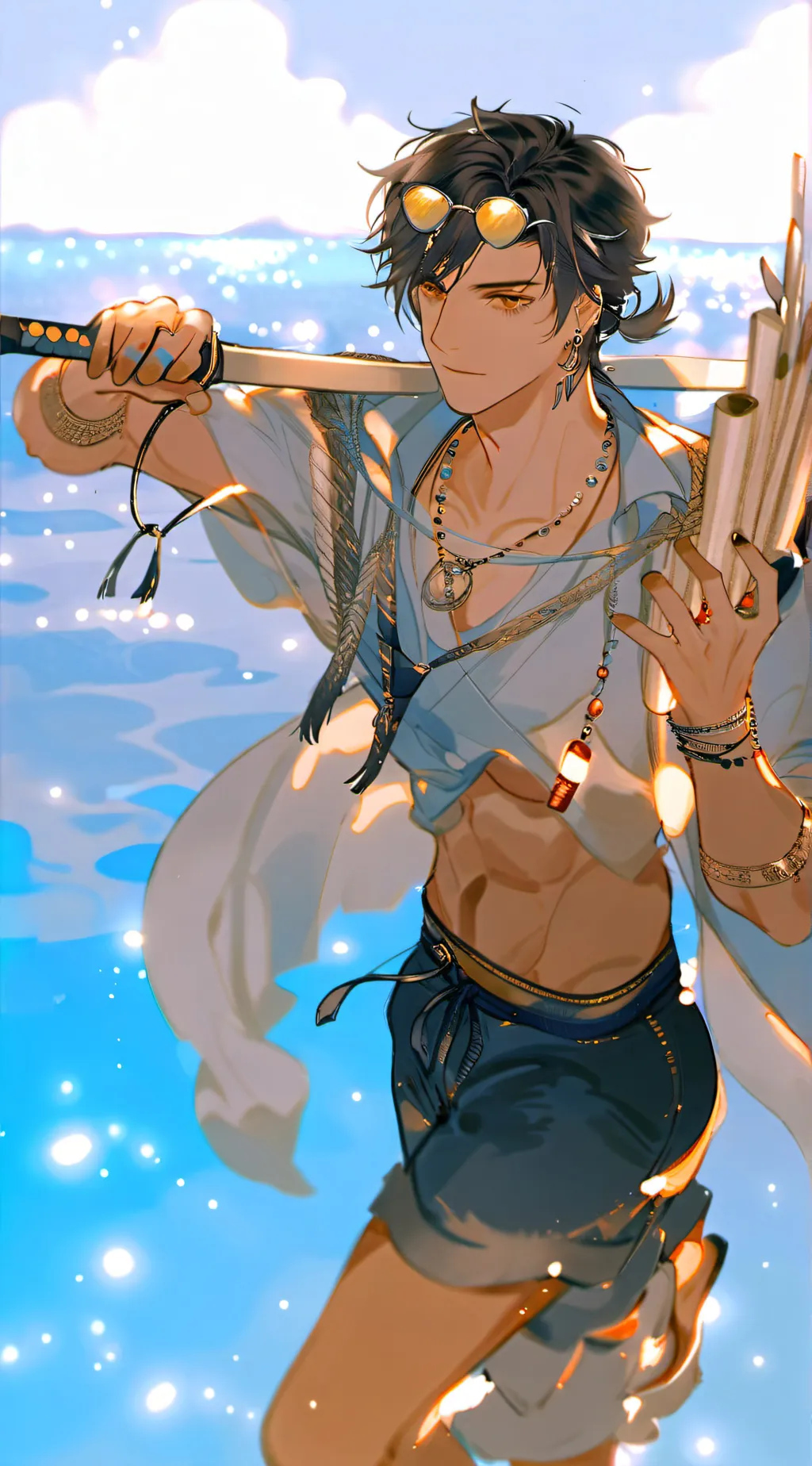 ai character: 🌊•Luke•🌊 background