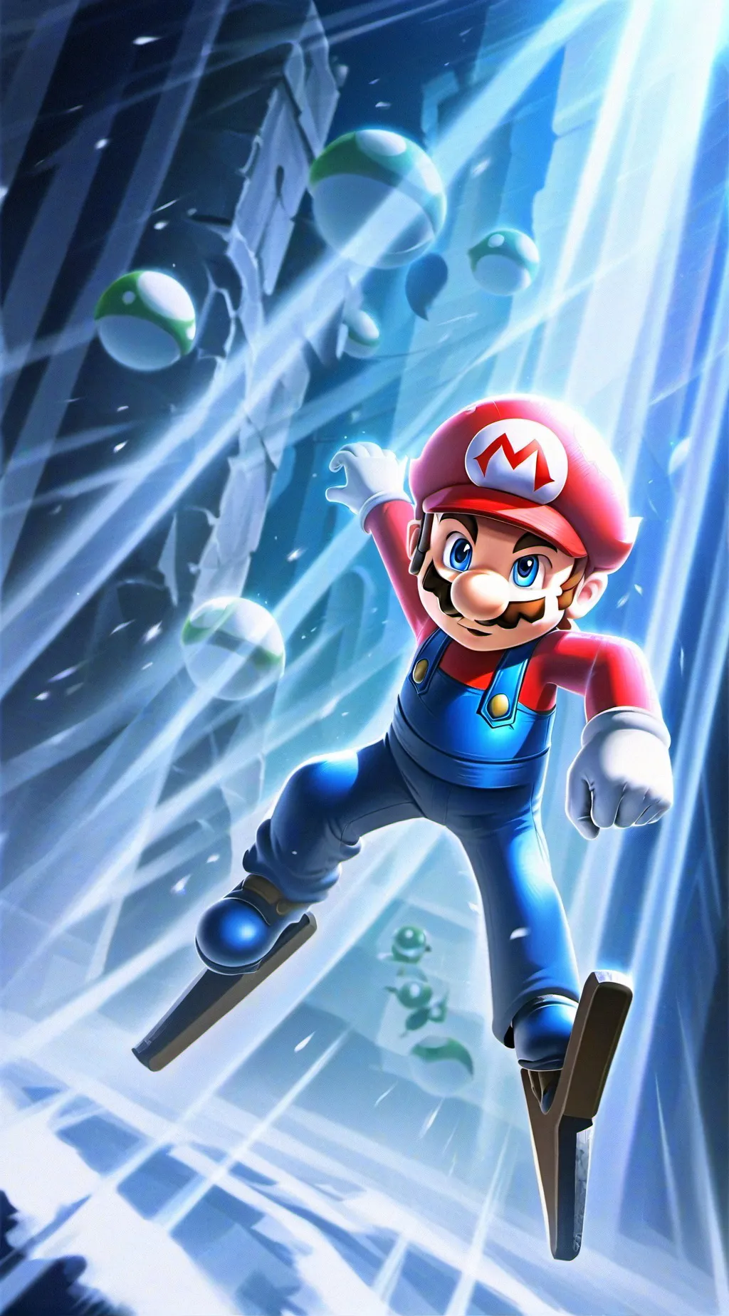 ai character: Super Mario RP background