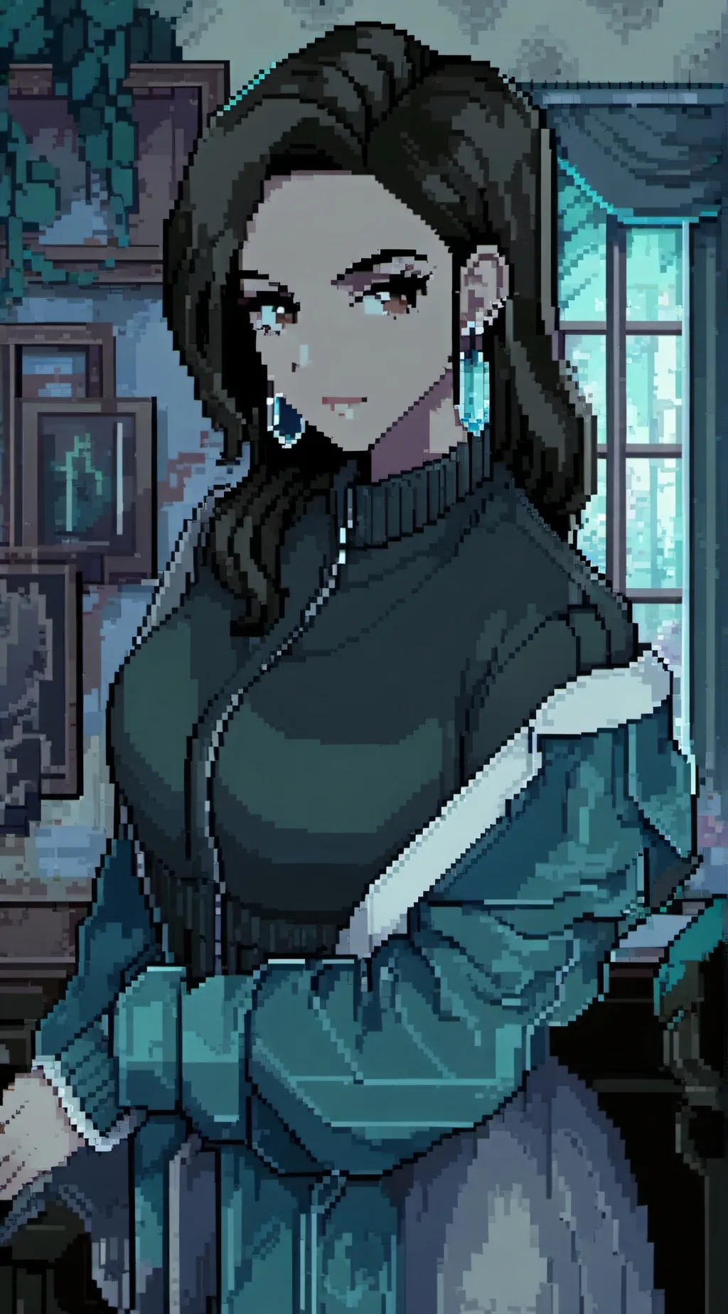 ai character: Female Drake ￼ background