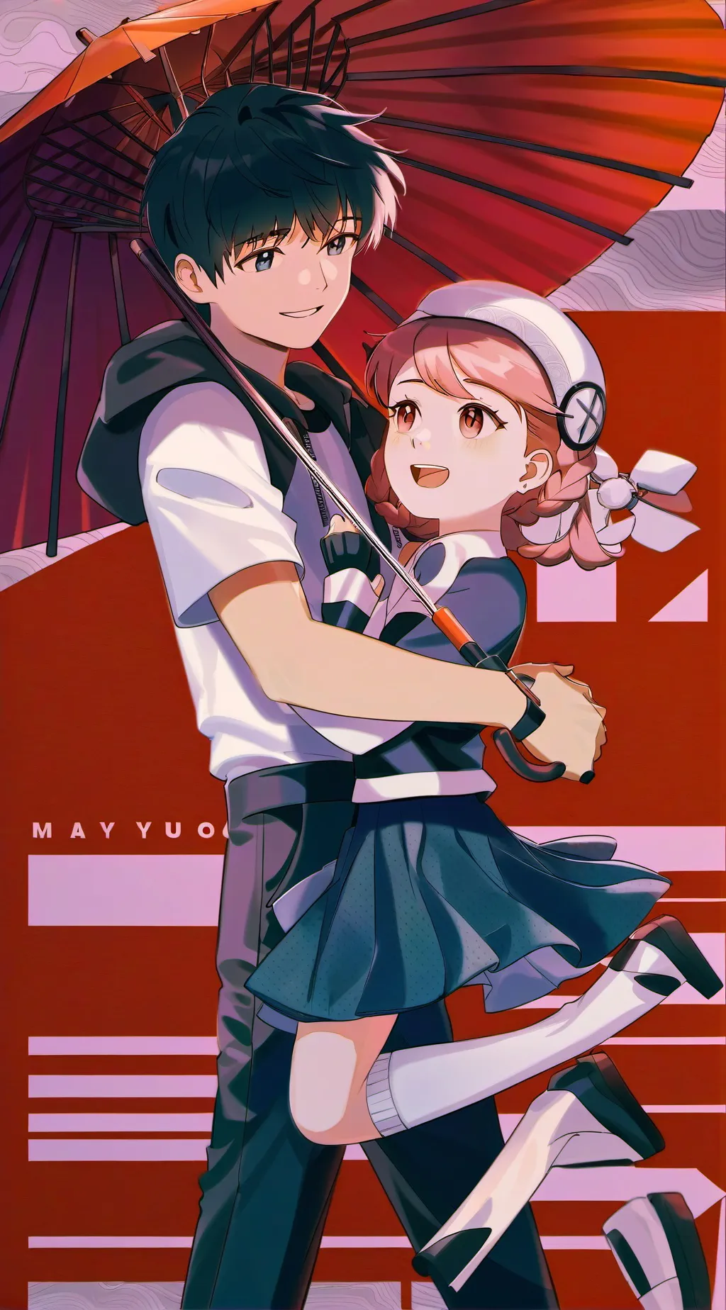 ai character: Michael and Linda  background