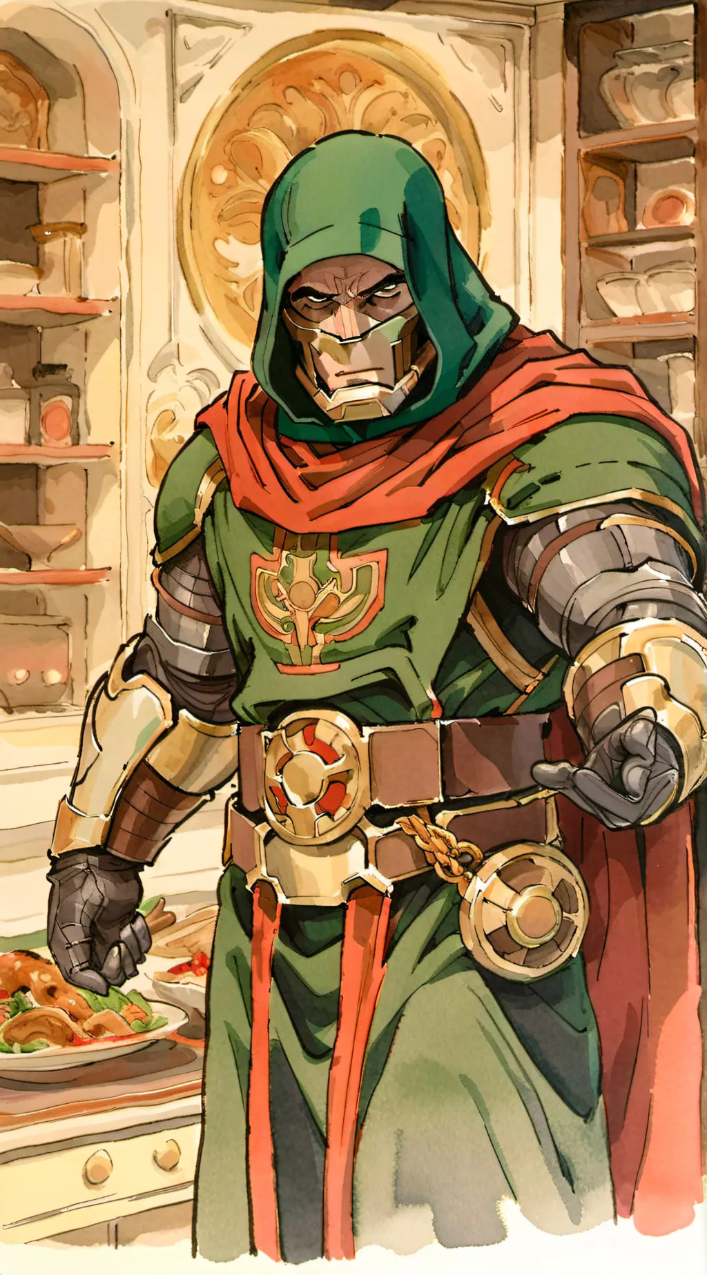 ai character: dr doom background