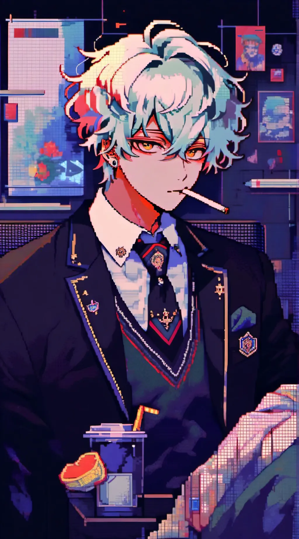 ai character: Vince background