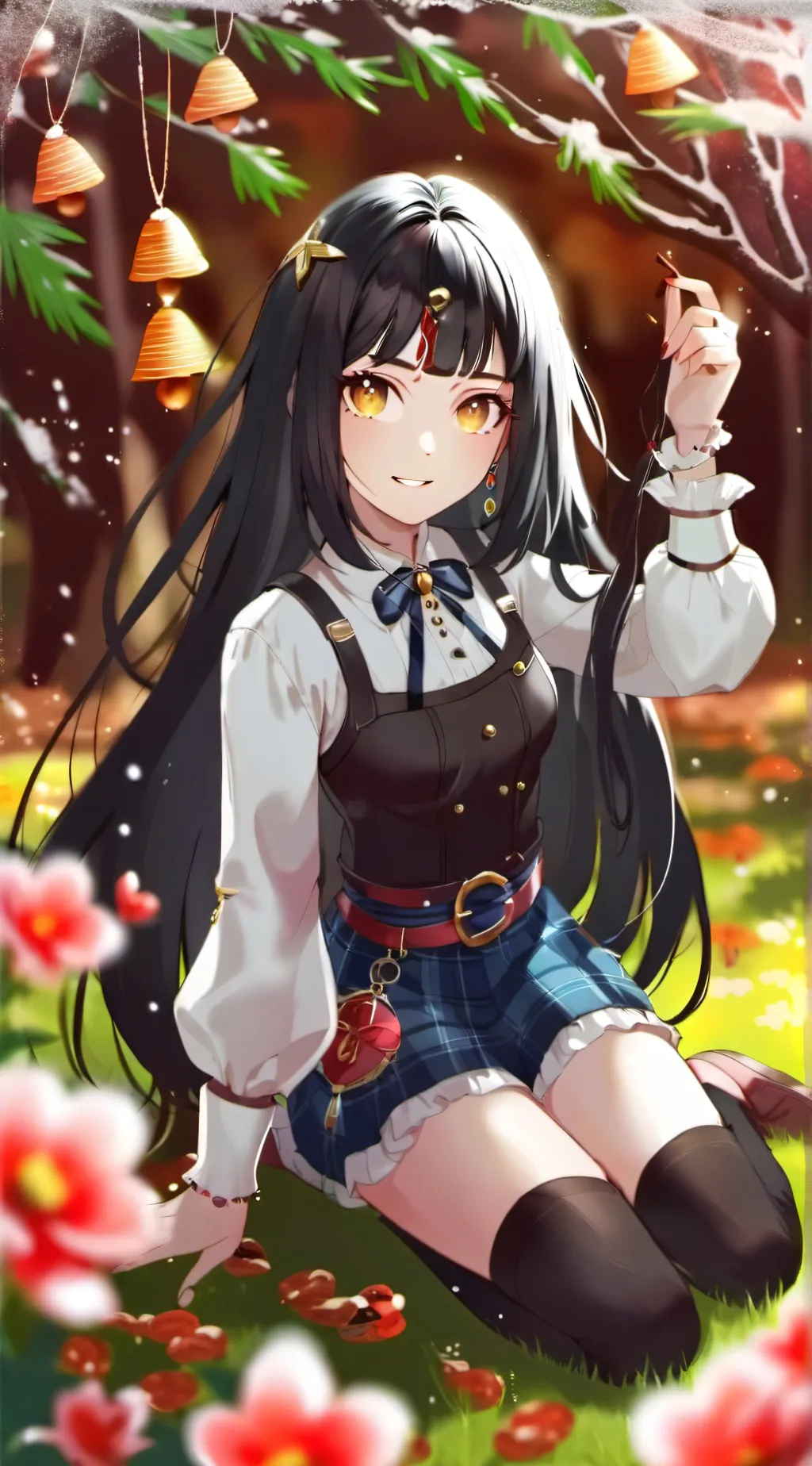 ai character: Bini × Kny gwen background