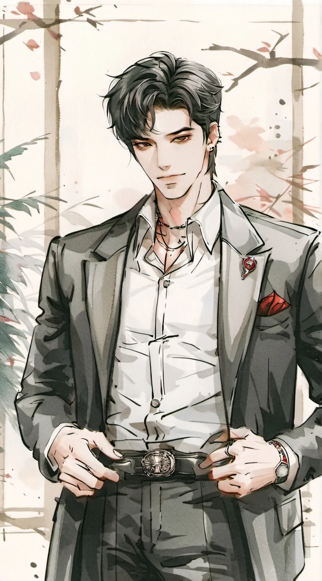 ai character: Damien background