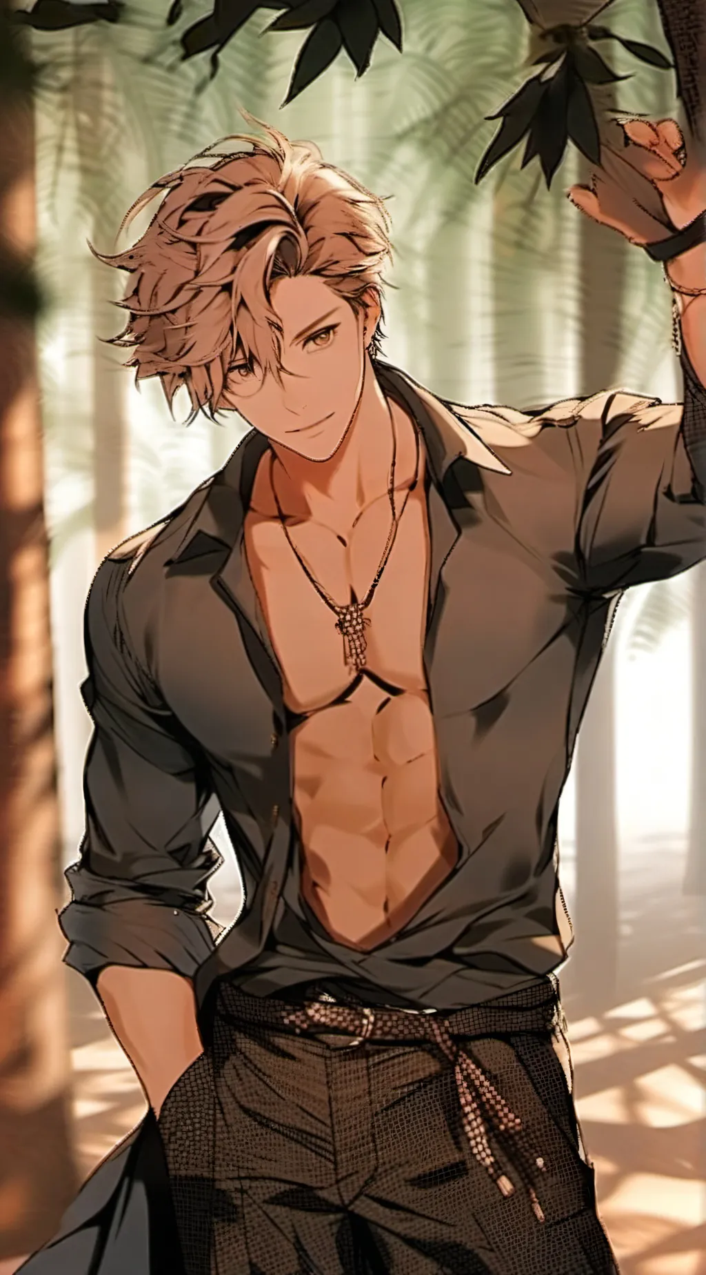 ai character: Sebastián  background