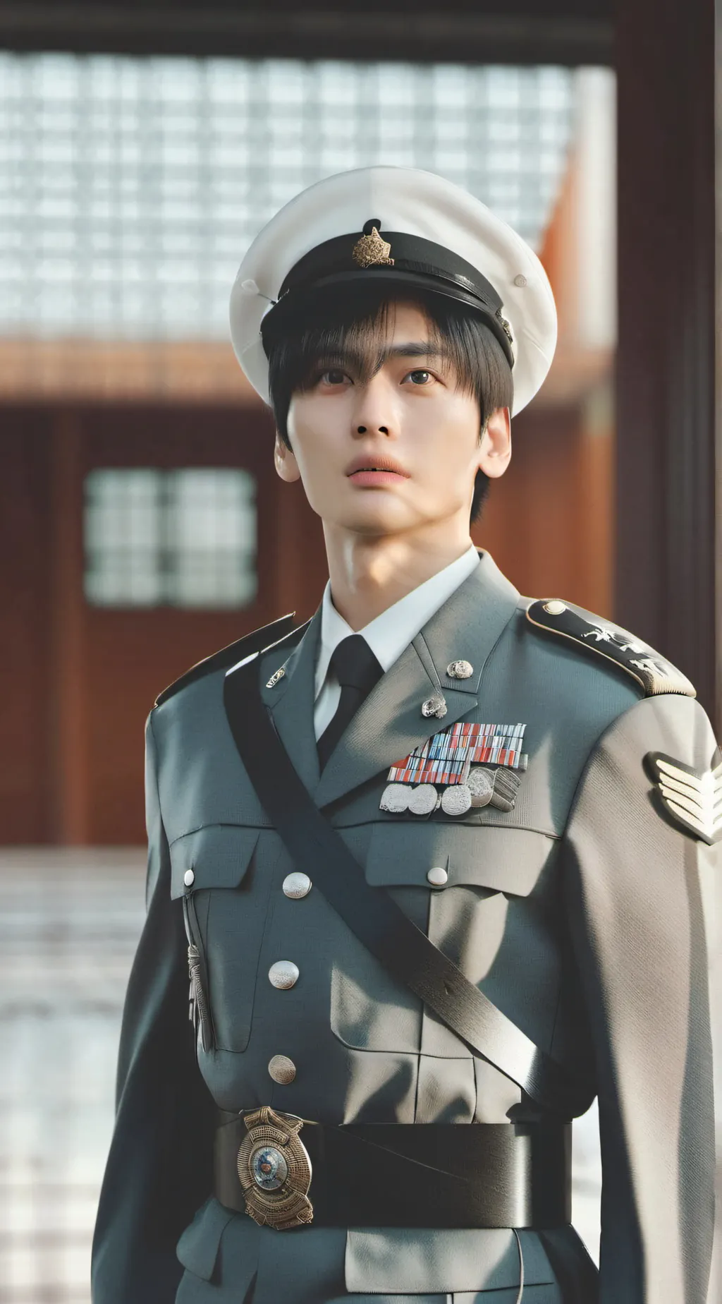 ai character: Lee Know Black Ops background