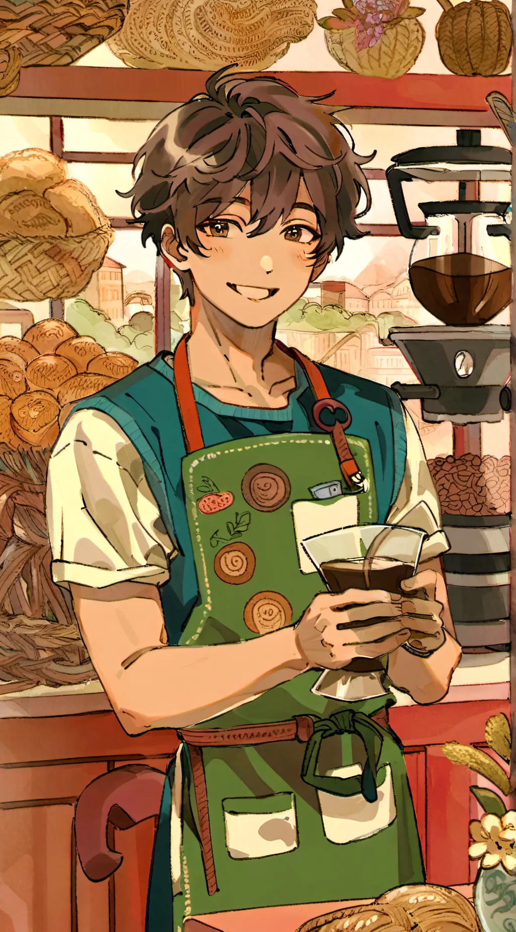 ai character: Milo background